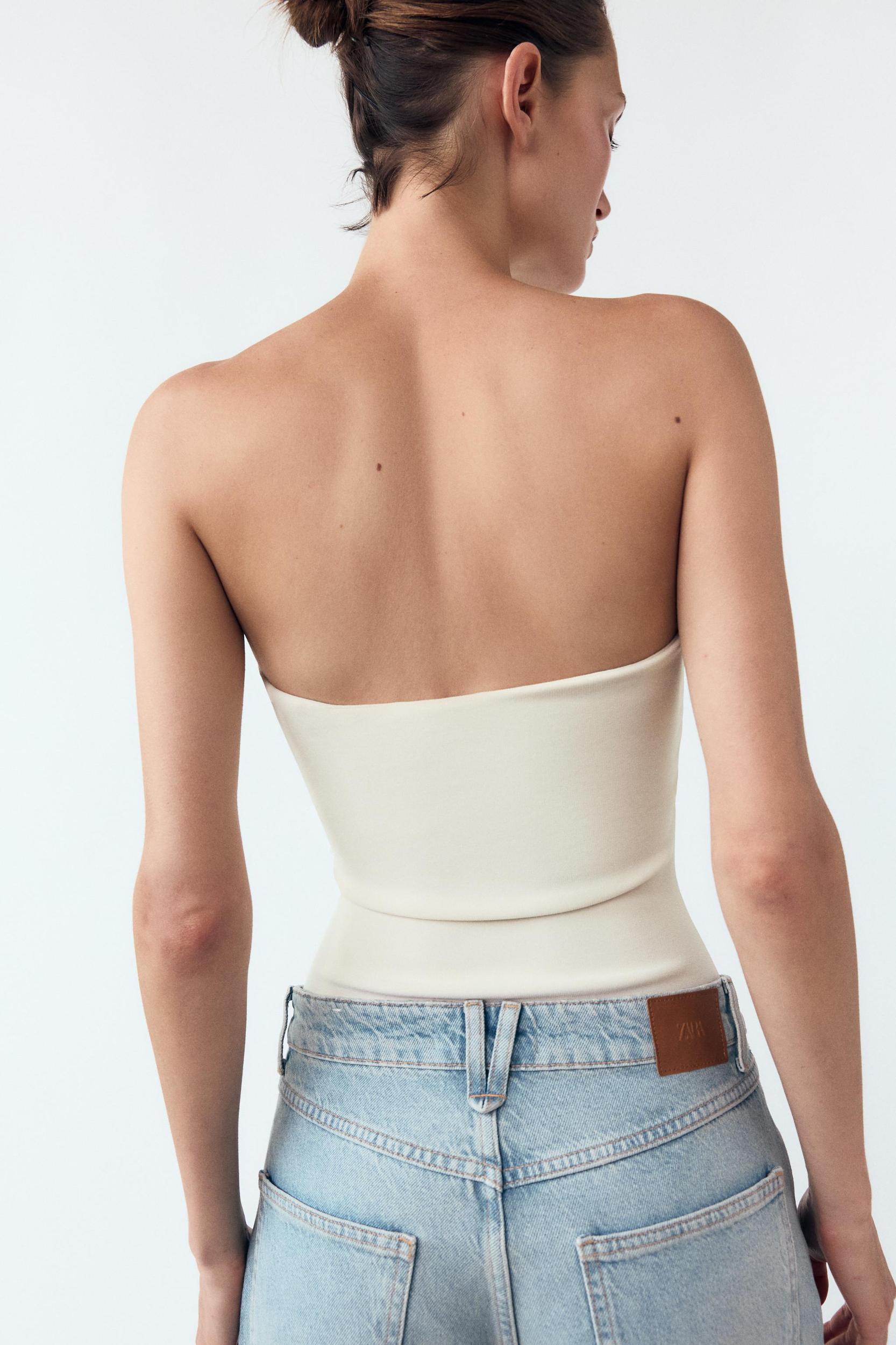 STRETCH BANDEAU BODYSUIT Product Image