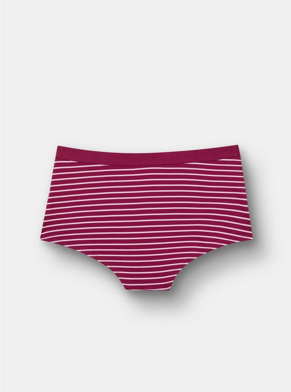 Mid-Rise Cotton Boyshort Panty Product Image