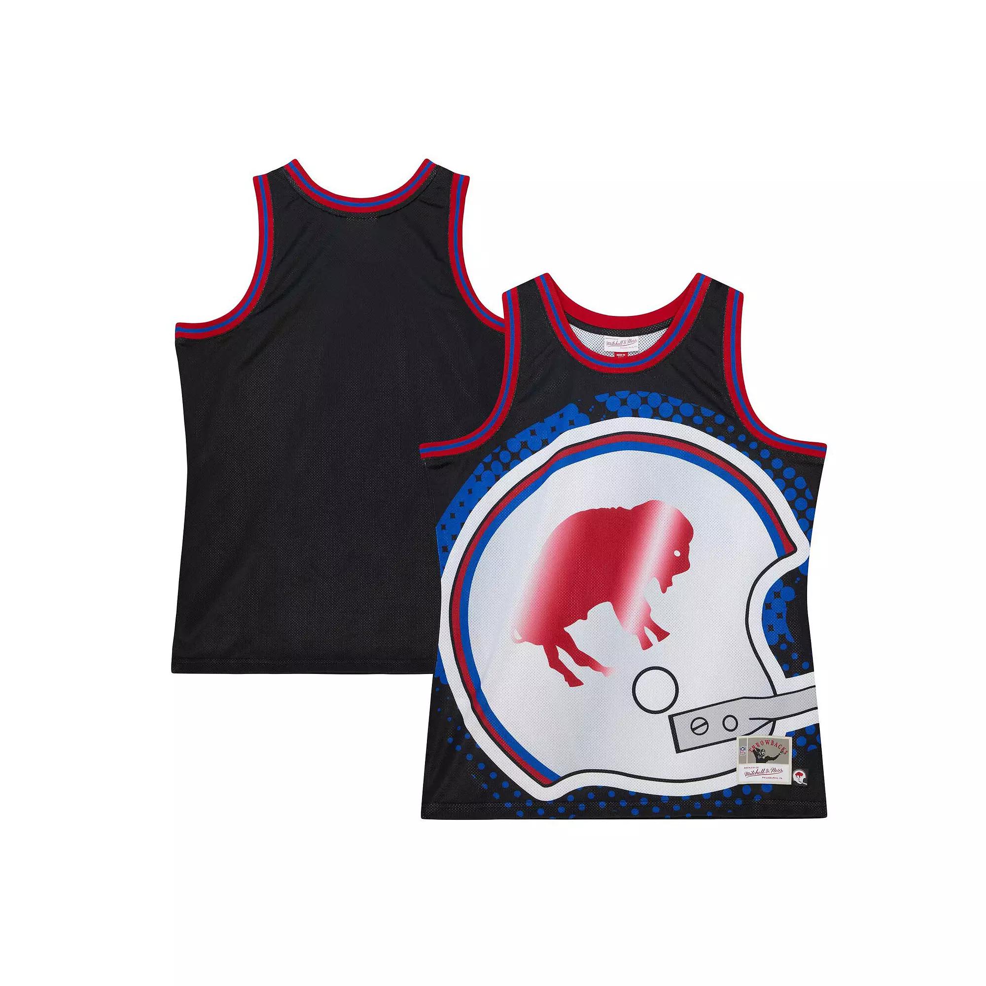 Men's Mitchell & Ness Black Buffalo Bills Big Face 7.0 Fashion Tank Top,  Product Image