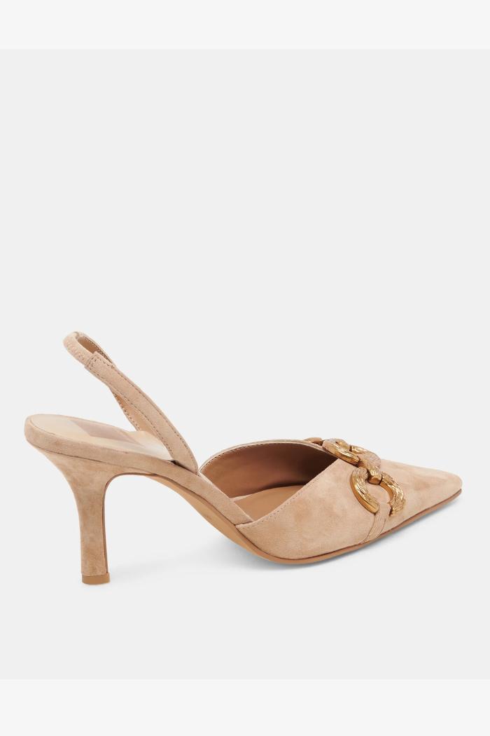 Haylee Heels- Camel Suede Product Image
