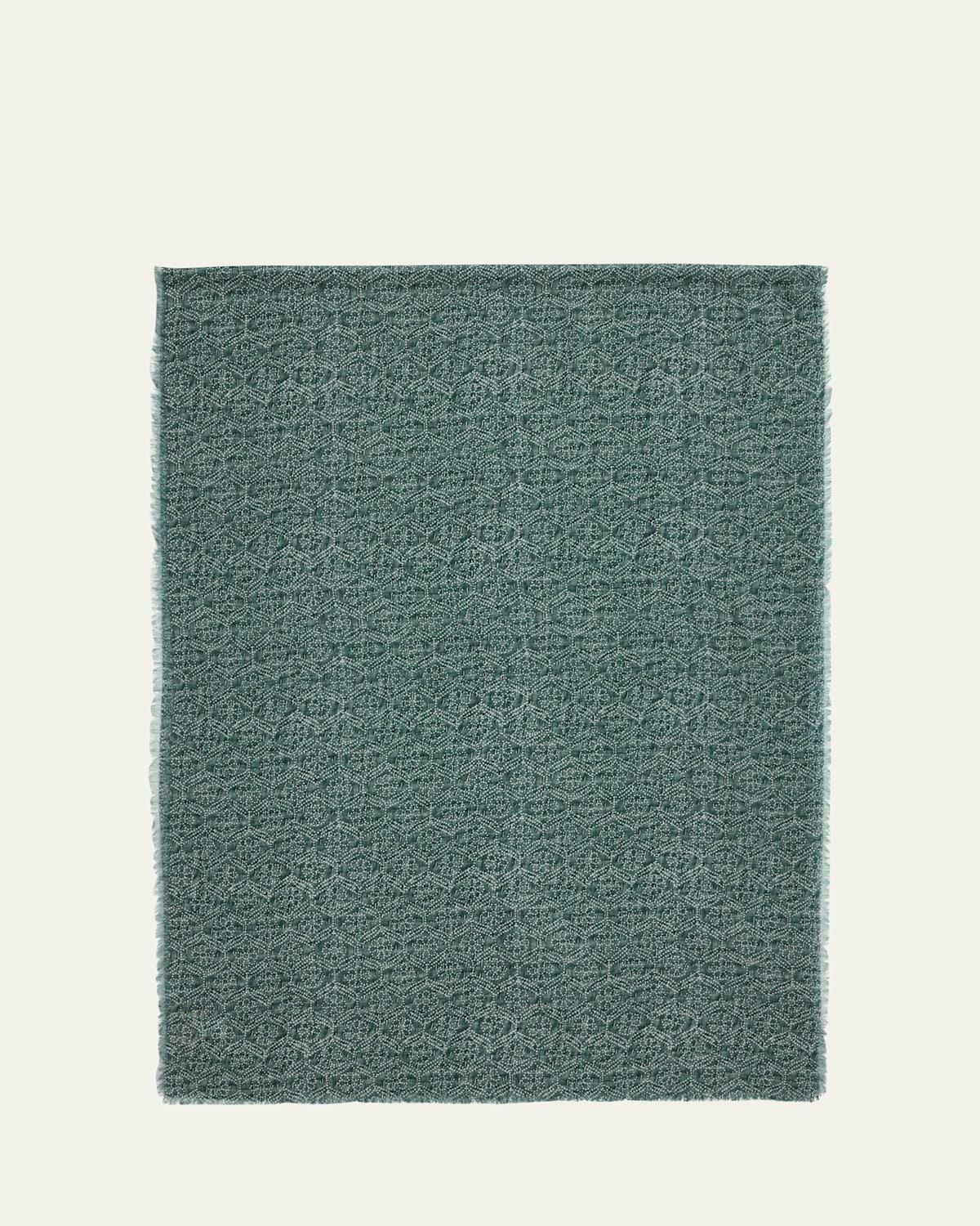 Mens Printed Wool Scarf Product Image