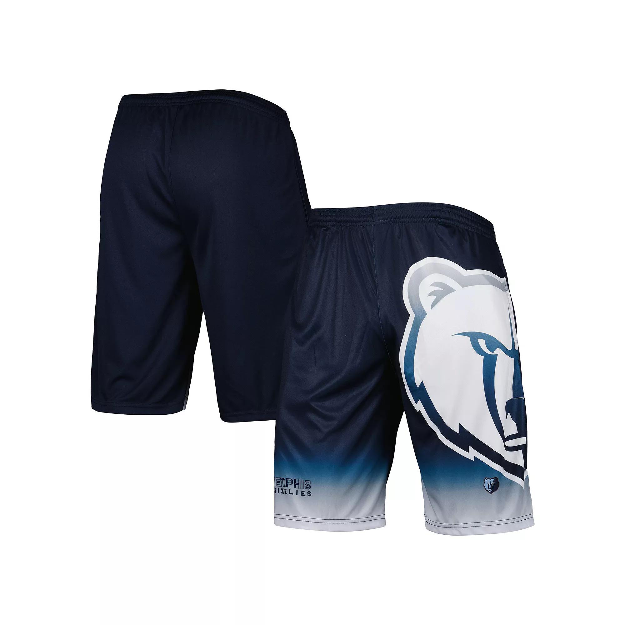 Men's Fanatics Branded Navy Memphis Grizzlies Graphic Shorts,  Product Image
