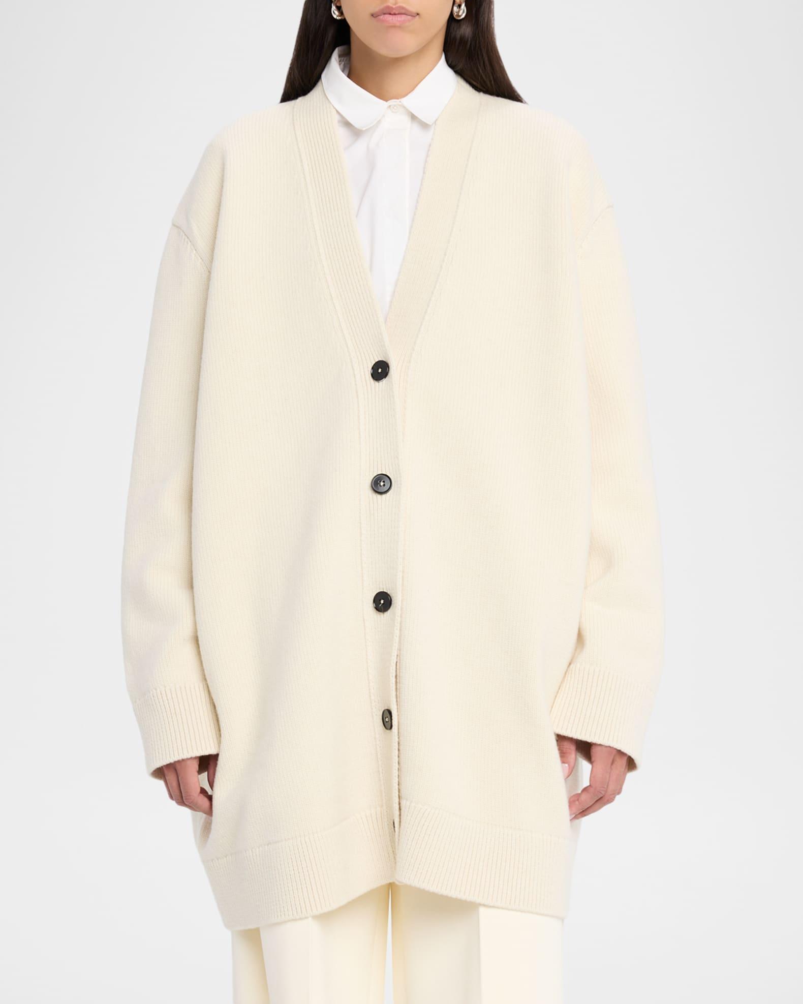 Oversized V-Neck Cardigan Product Image