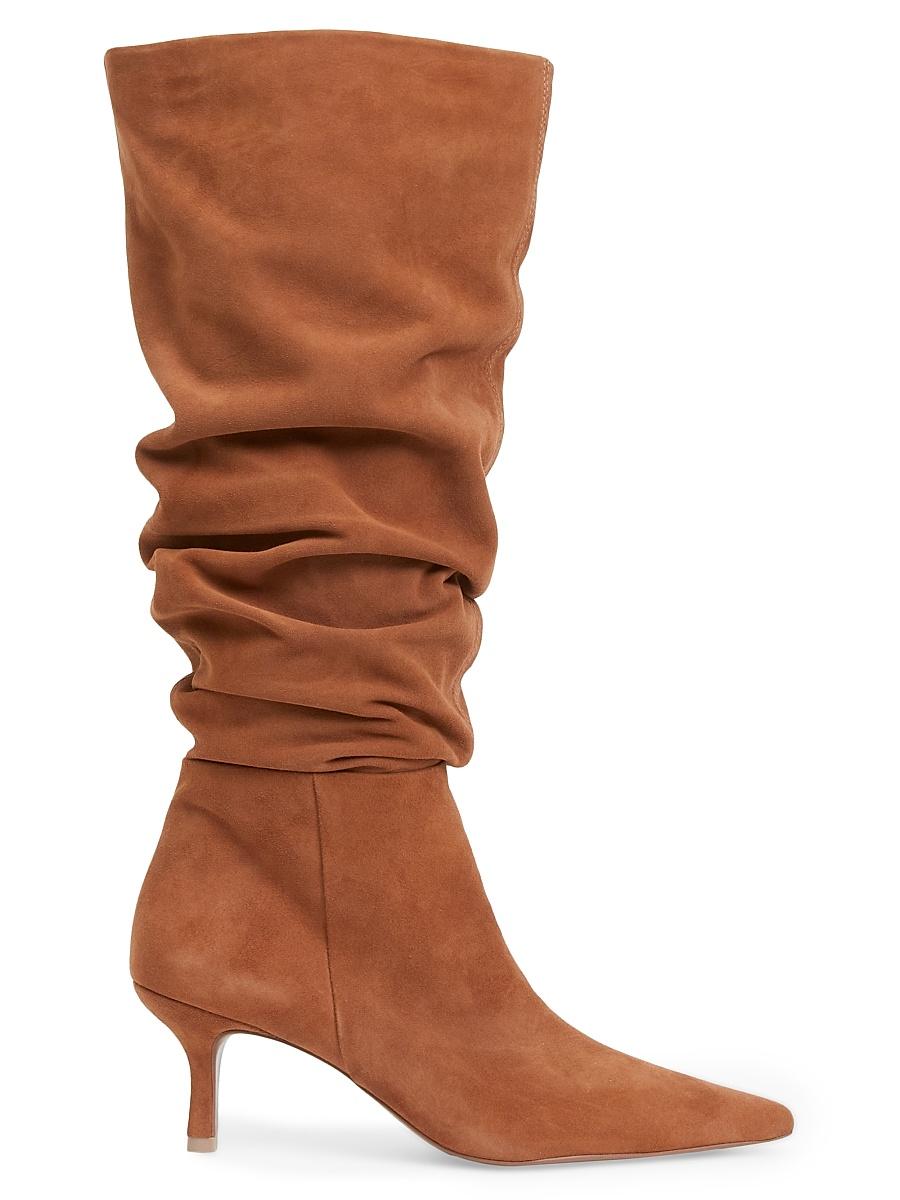 Womens Jordi 65MM Suede Slouch Boots Product Image