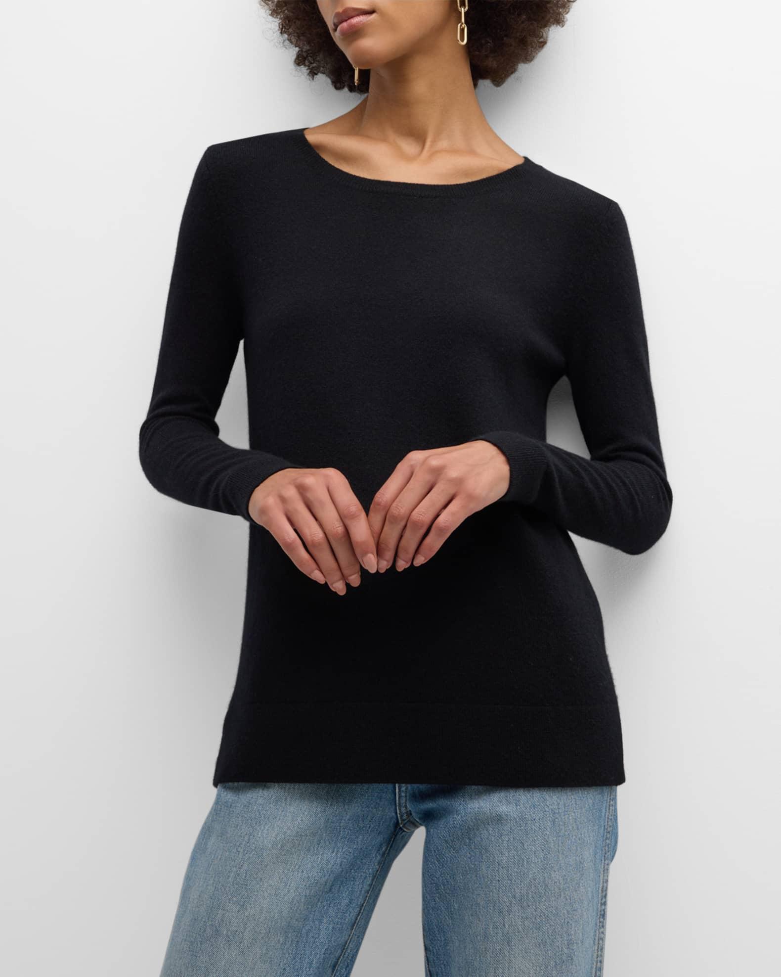 Cashmere Basic Crewneck Top Product Image