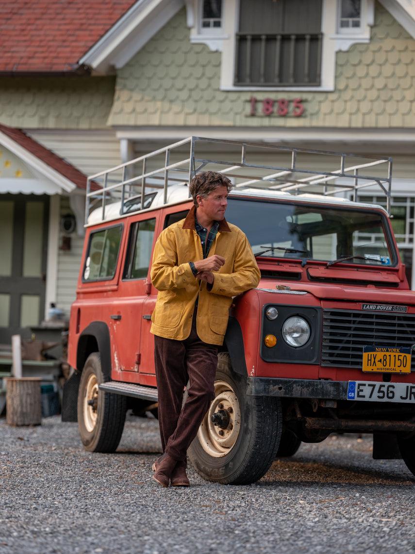 Gamekeeper Jacket in Goldenrod Waxed Canvas Product Image