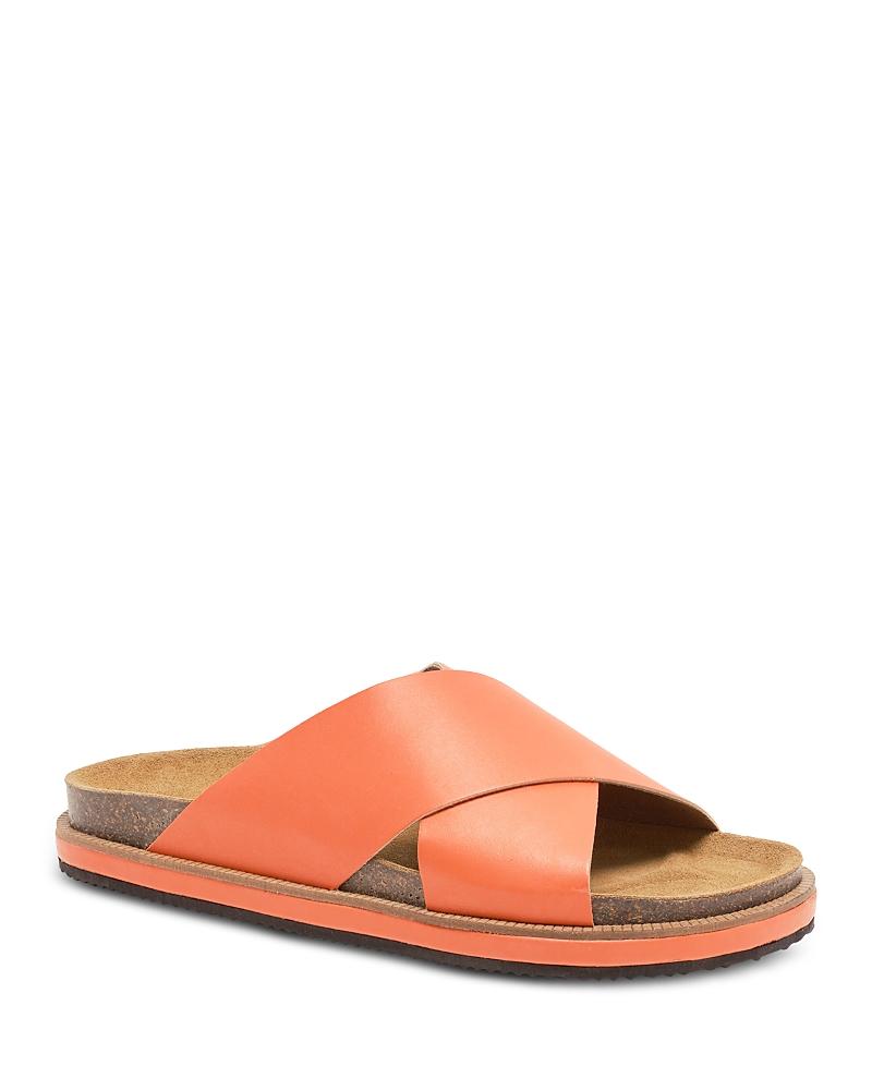 Free People Womens Sidelines Crossover Slide Sandals Product Image
