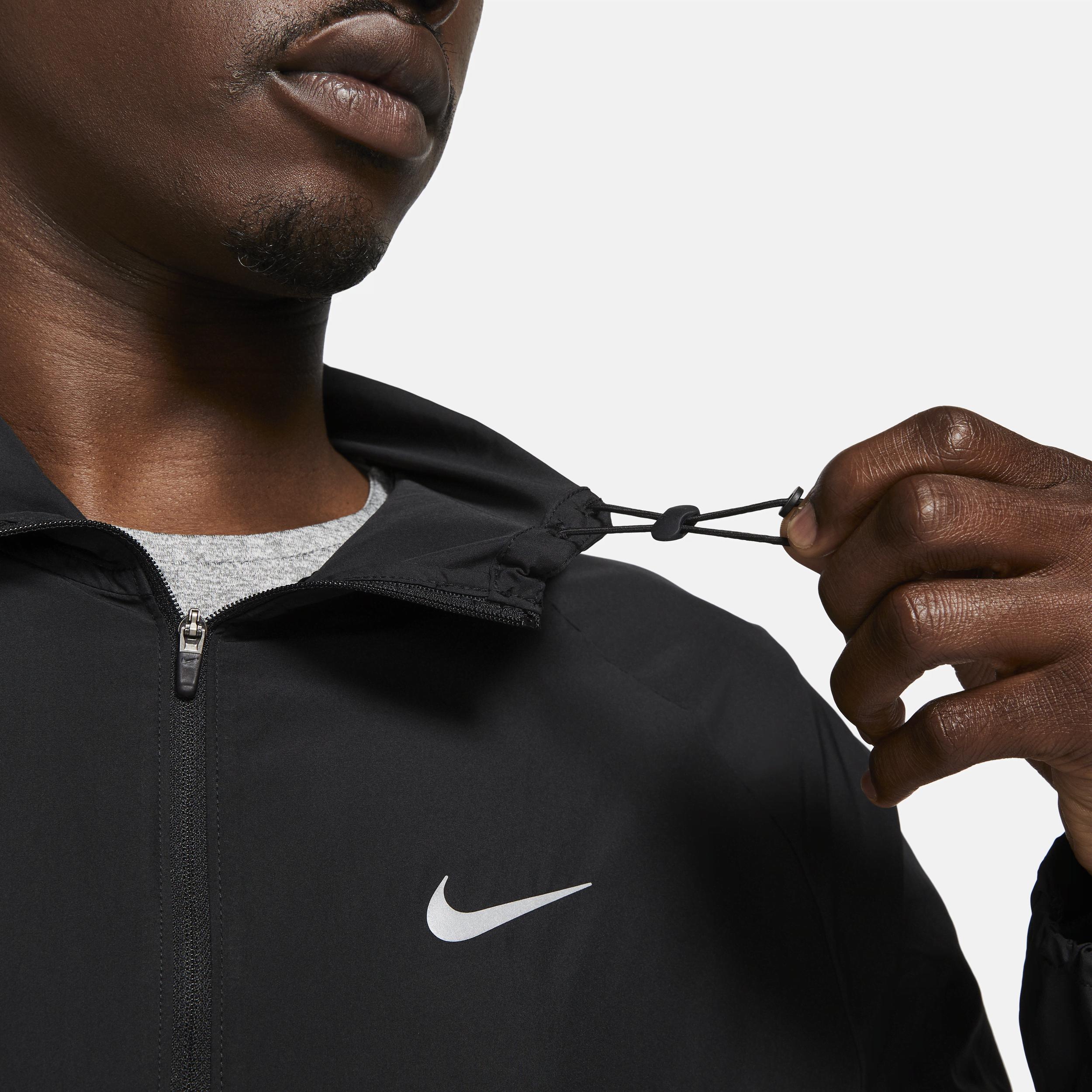 Nike Mens Miler Repel Running Jacket | DD4746-010 Product Image