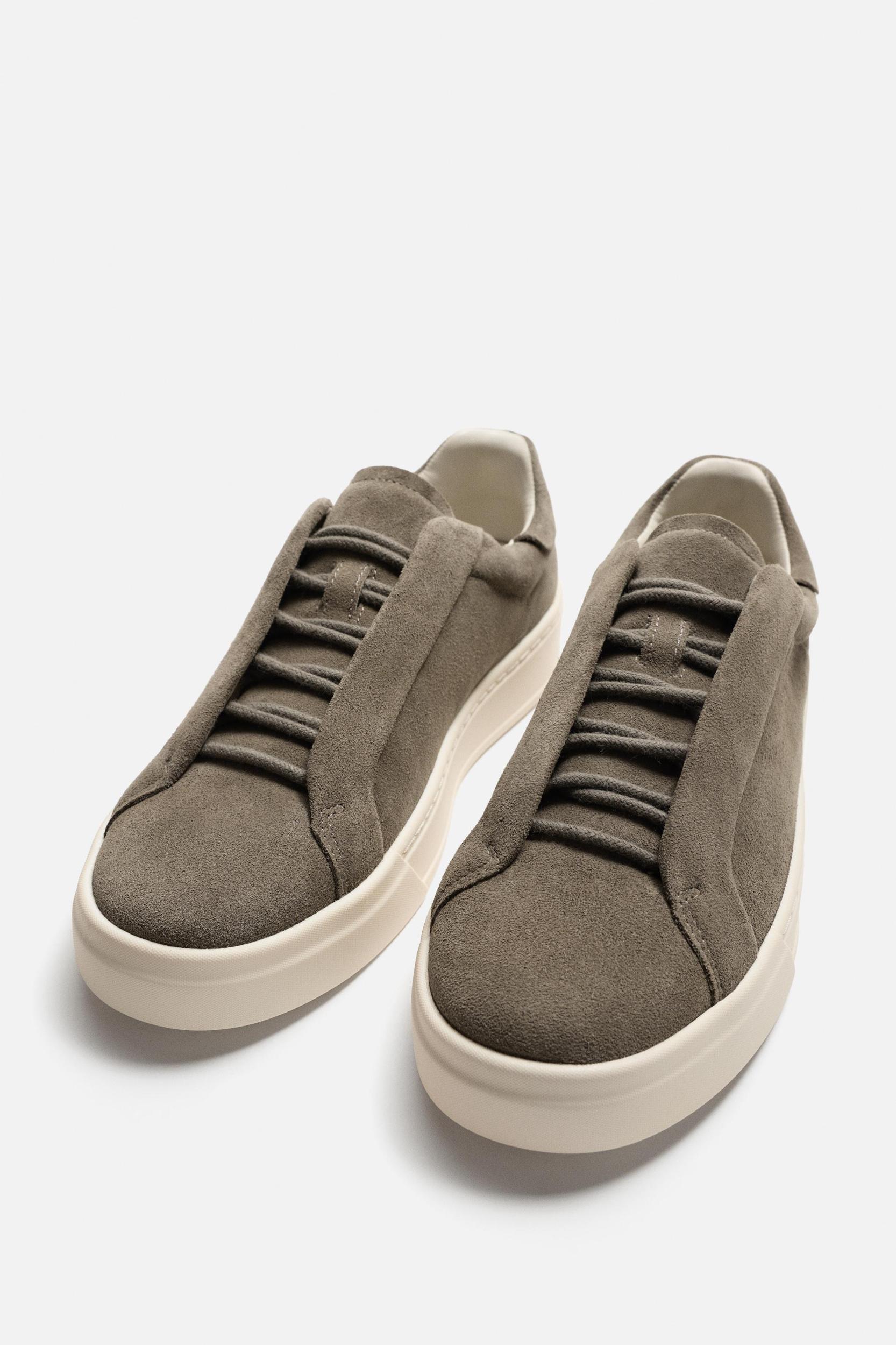 LEATHER SNEAKERS Product Image