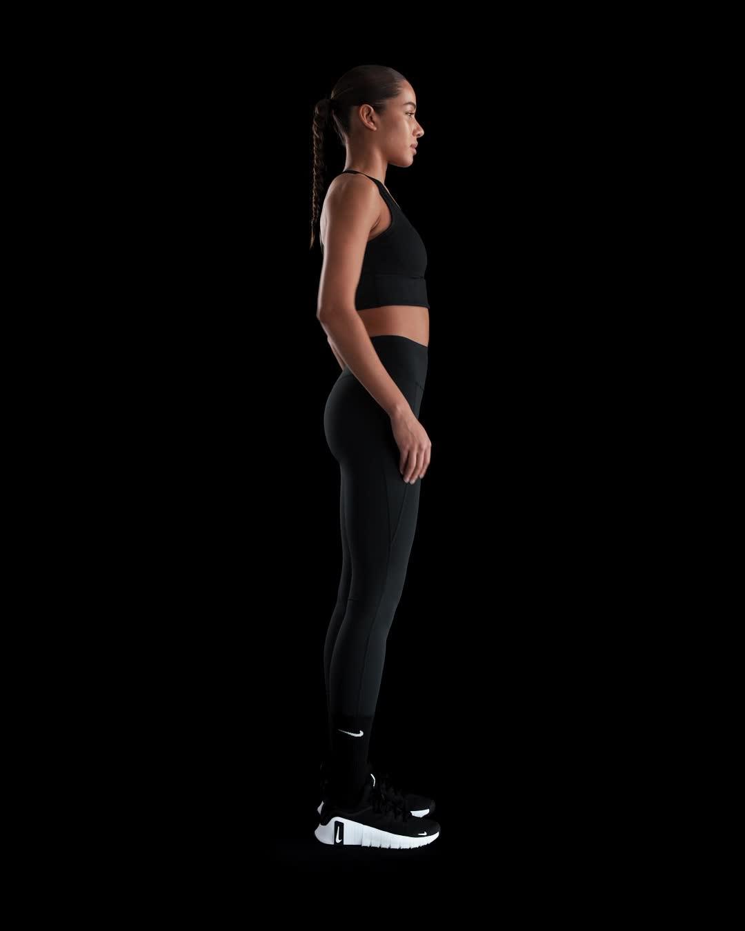Nike Womens Universa High-Waisted 7/8 Leggings with No Front Seam | HQ6813-010 Product Image