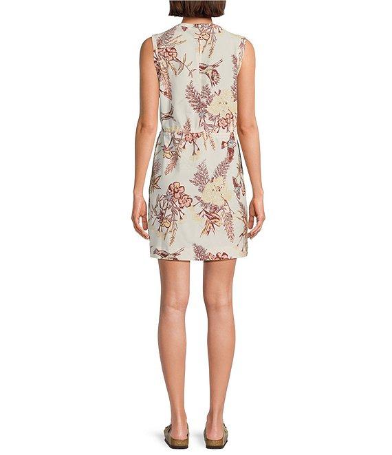 Columbia Bogata Bay Nature Print Crew Neck Sleeveless A-Line Dress Product Image