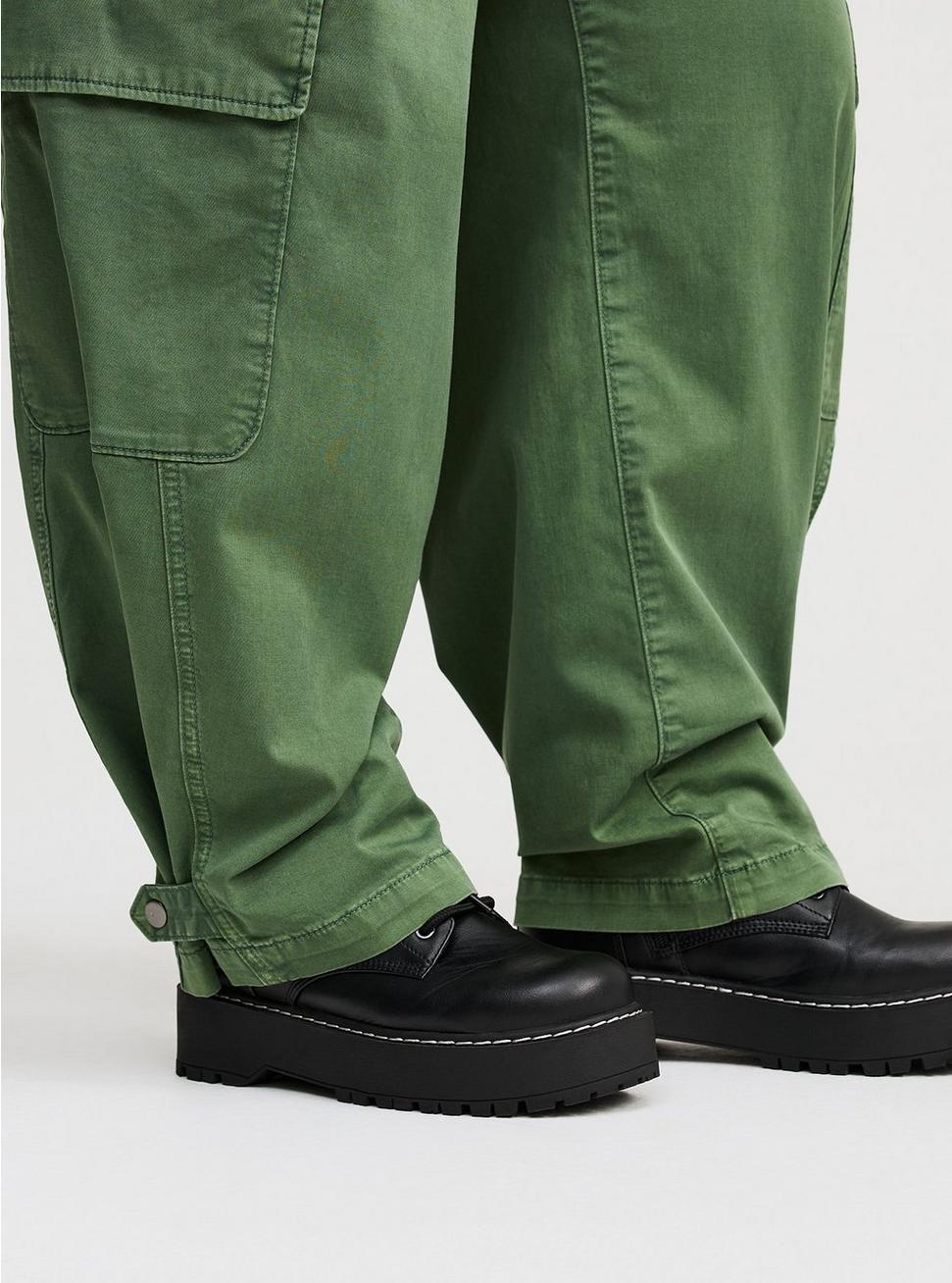 High Rise Baggy Cargo Wide Leg Pant Product Image