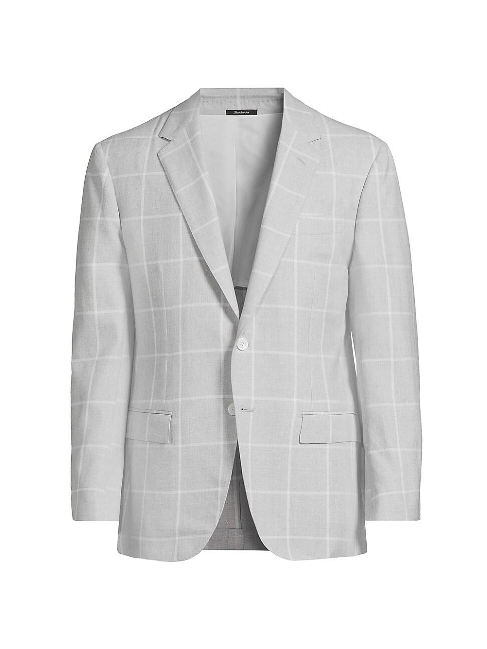 Mens Windowpane Plaid Sport Jacket Product Image