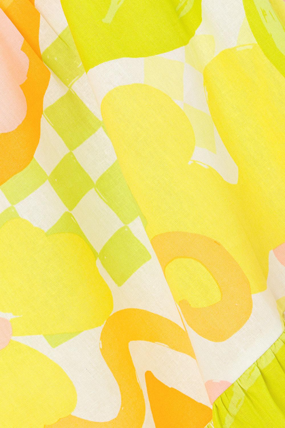 True Dress - Checker Floral Product Image