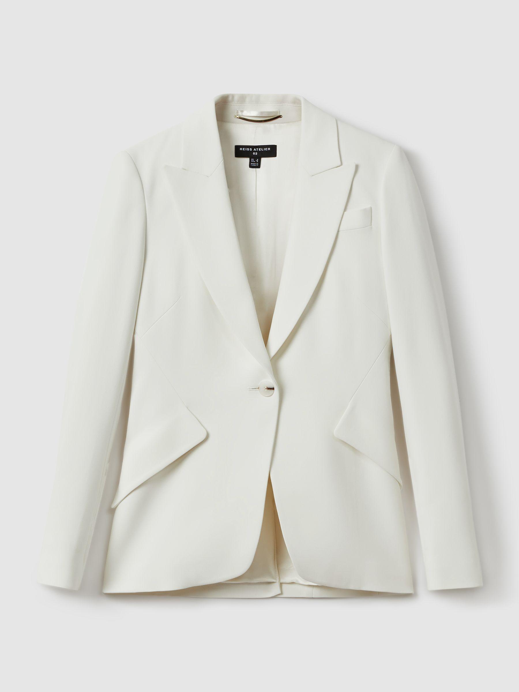 Atelier Slim Fit Suit Blazer in Ivory Product Image