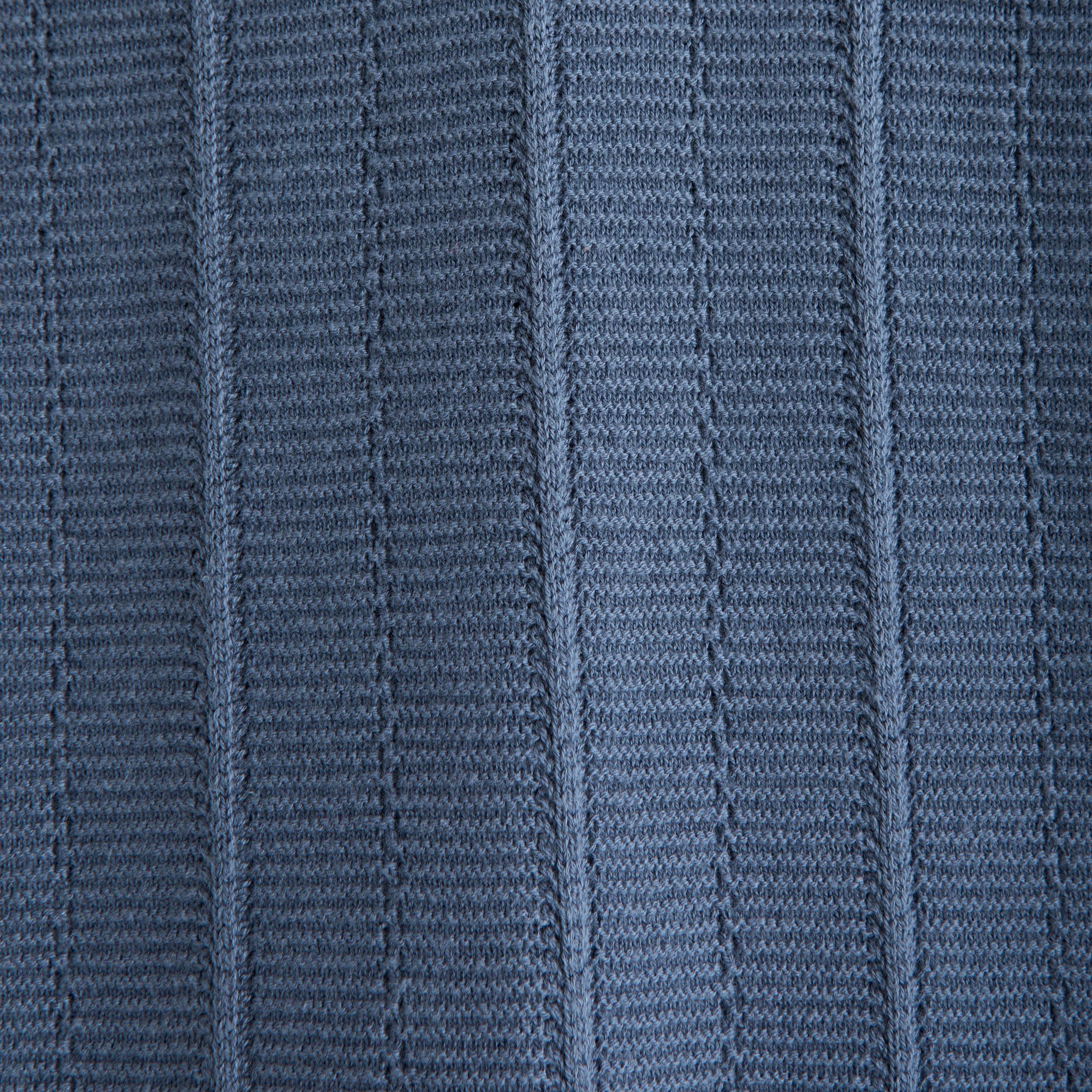 Textural Stripe Zip Sweater Polo Product Image