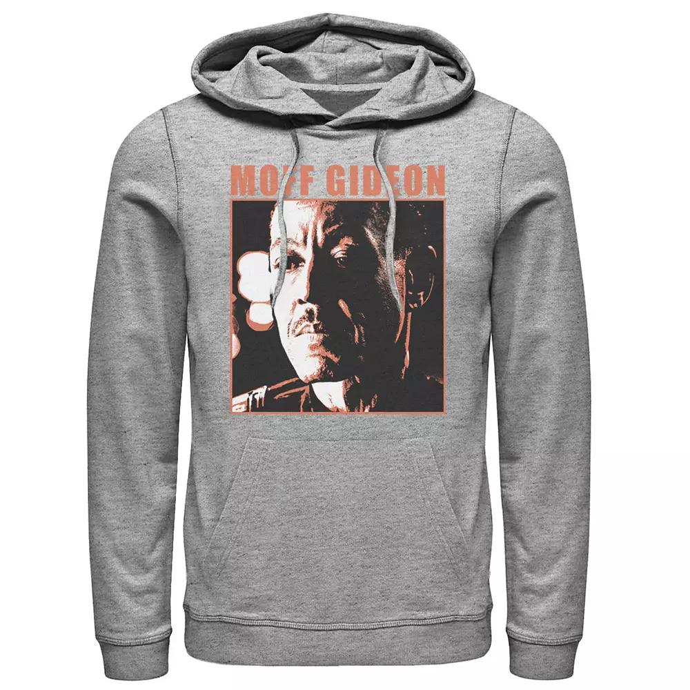 Men's Star Wars The Mandalorian Moff Gideon Orange Hue Portrait Hoodie,  Product Image