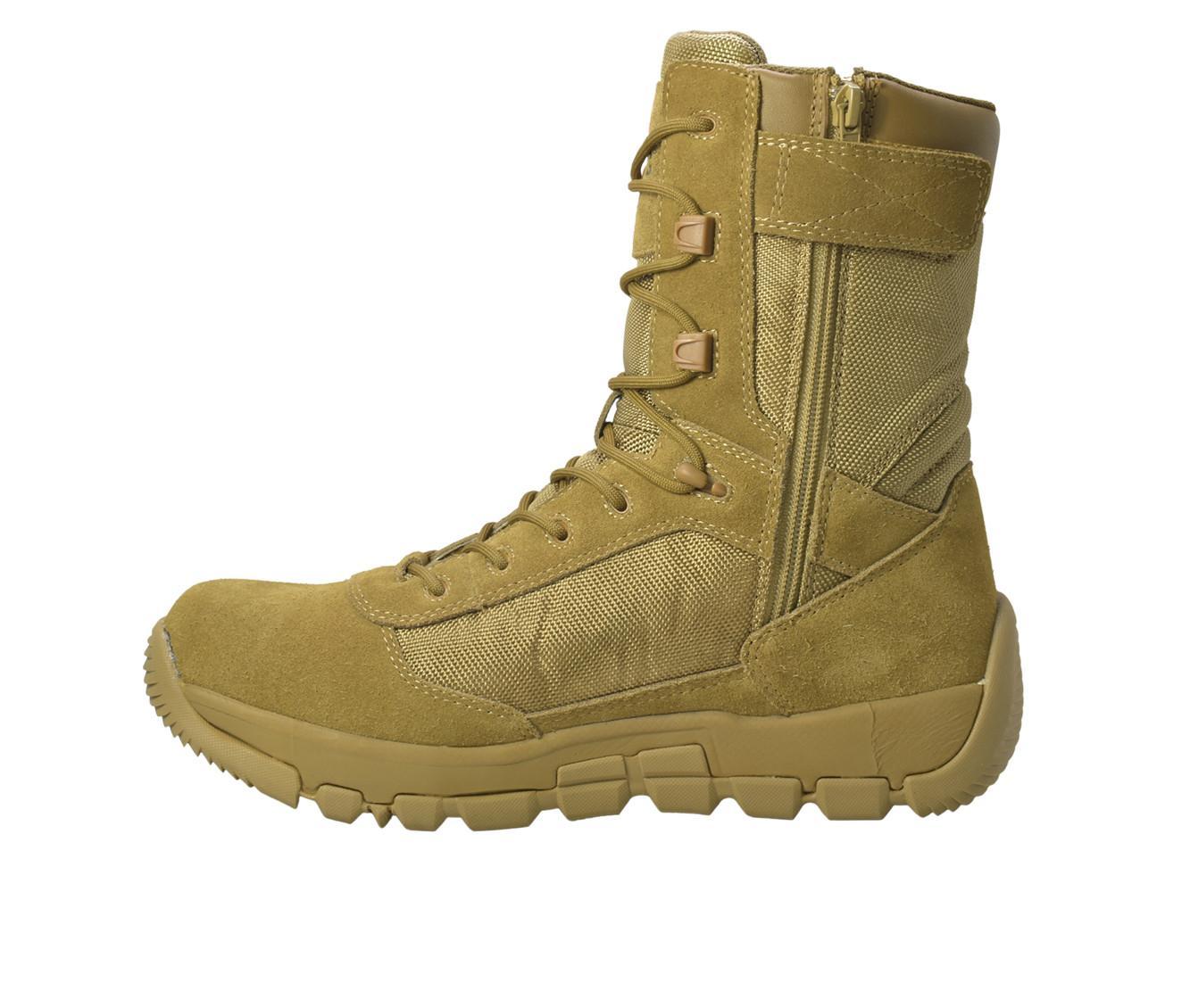 Men's AdTec 9" Suede Side Zip Tactical Work Boots Product Image
