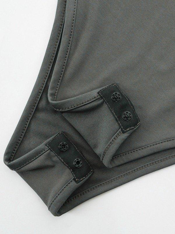 Solid Color Sleeveless Bodysuit Product Image