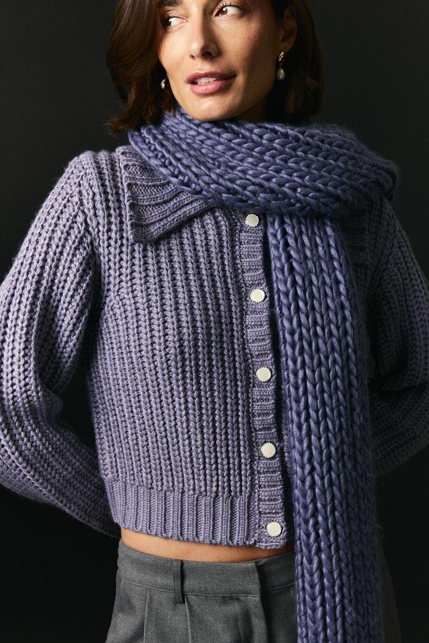 Ultra Chunky Knitted Scarf Product Image