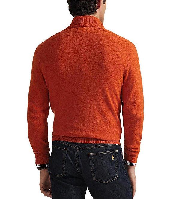 Polo Ralph Lauren Wool Quarter-Zip Sweater Product Image