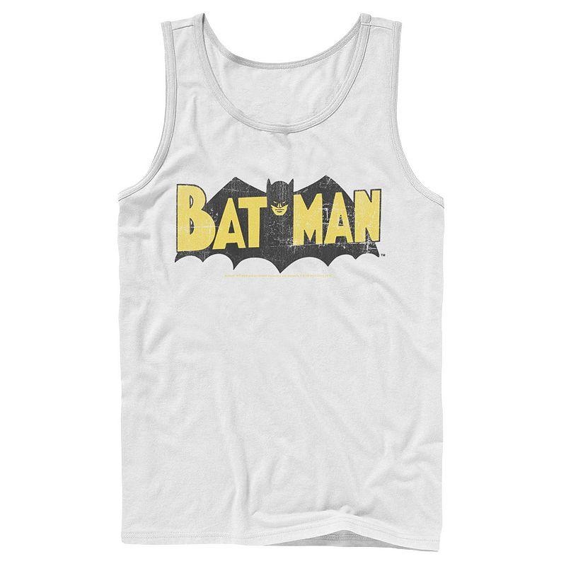 Men's DC Comics Batman Large Block Text Logo Tank Top,  Product Image
