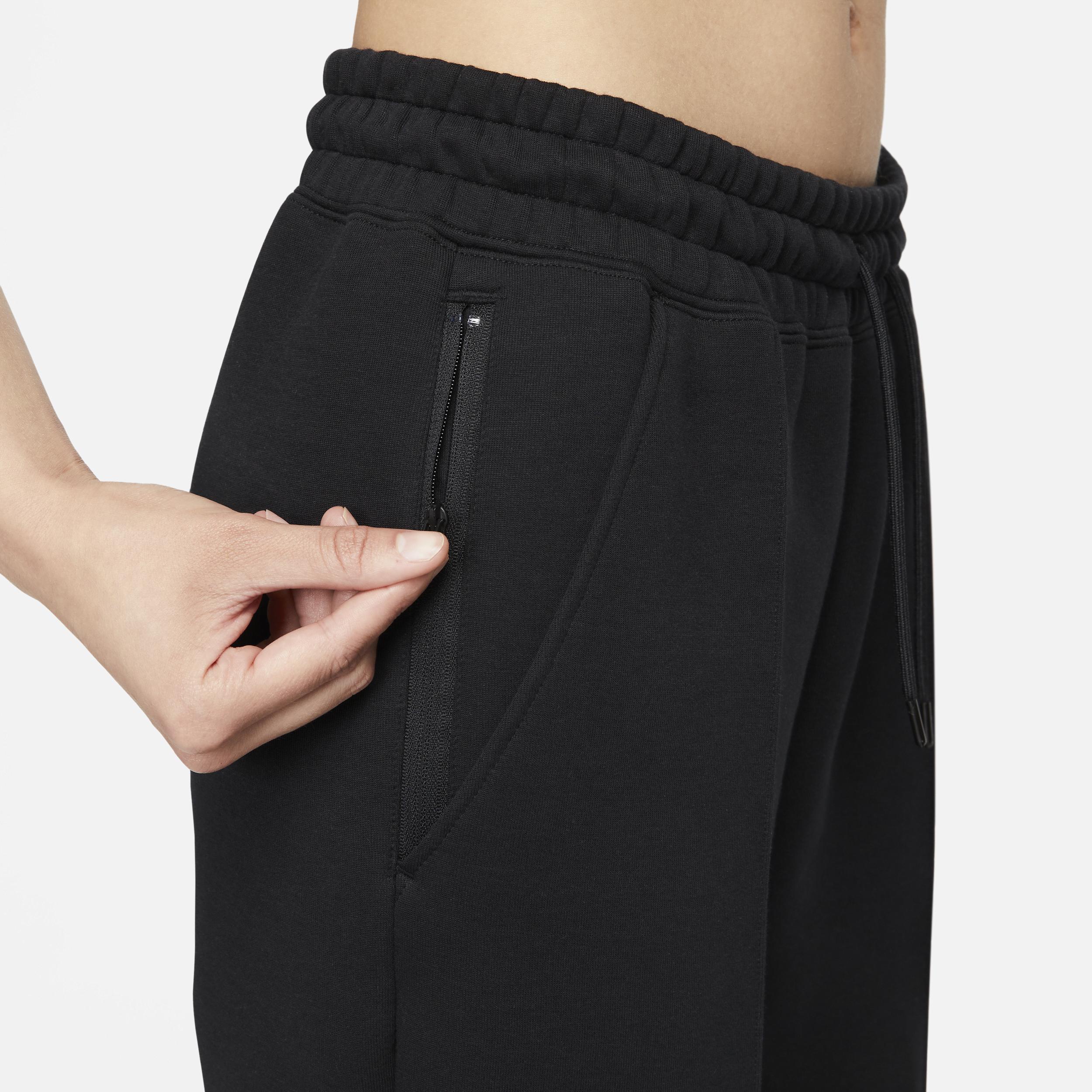 Womens Nike Sportswear Tech Fleece Mid-Rise Jogger Pants | FB8330-010 Product Image