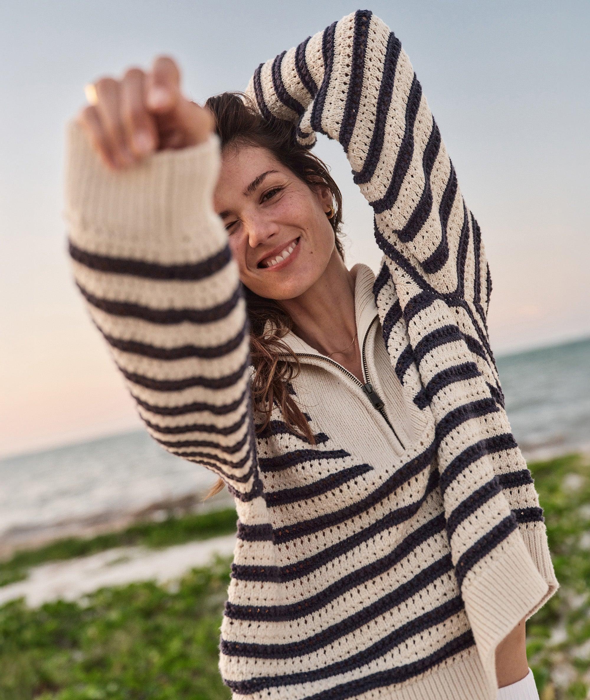 Montecito Quarter Zip Sweater Product Image