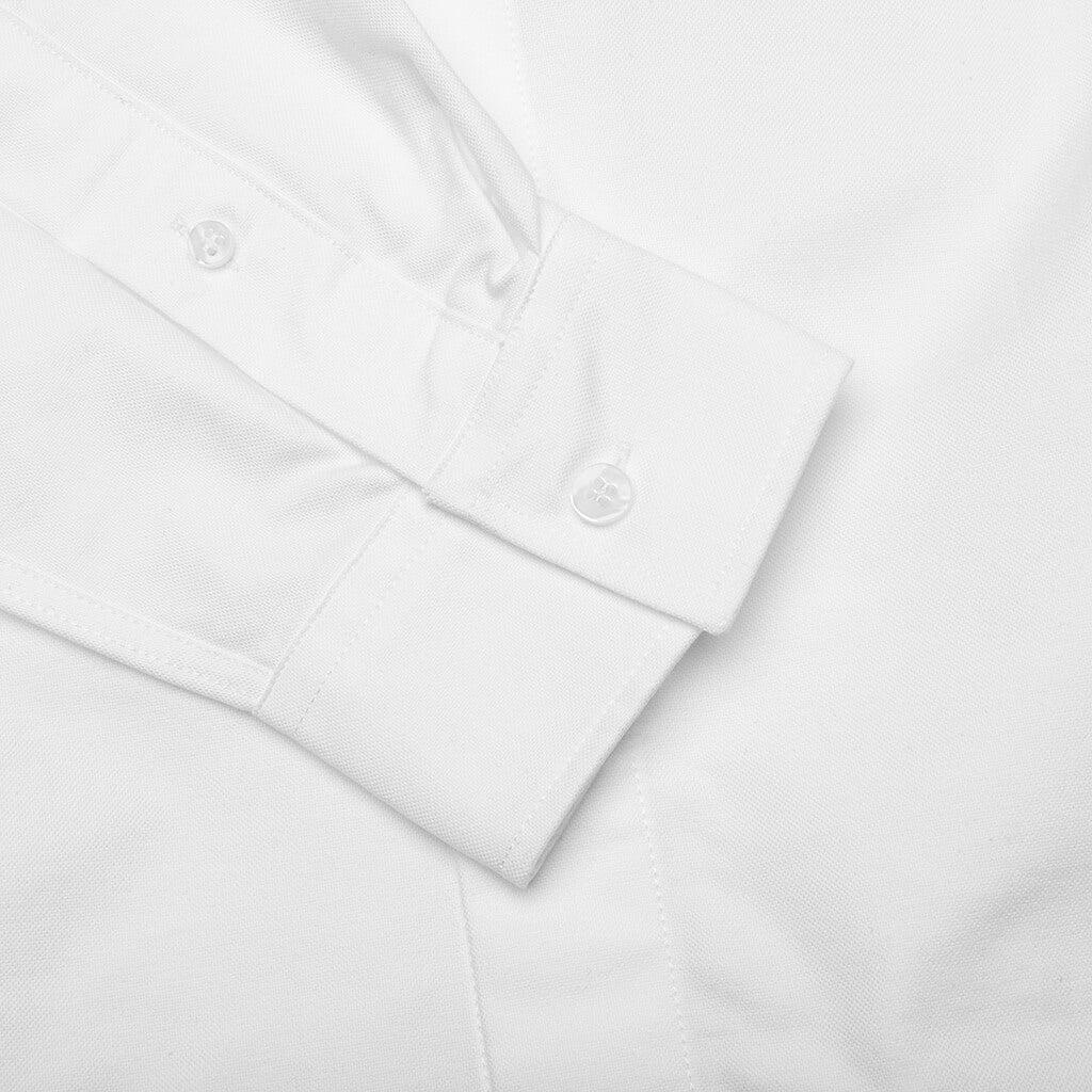 Classic Fit Logo Pocket Shirt - White Male Product Image