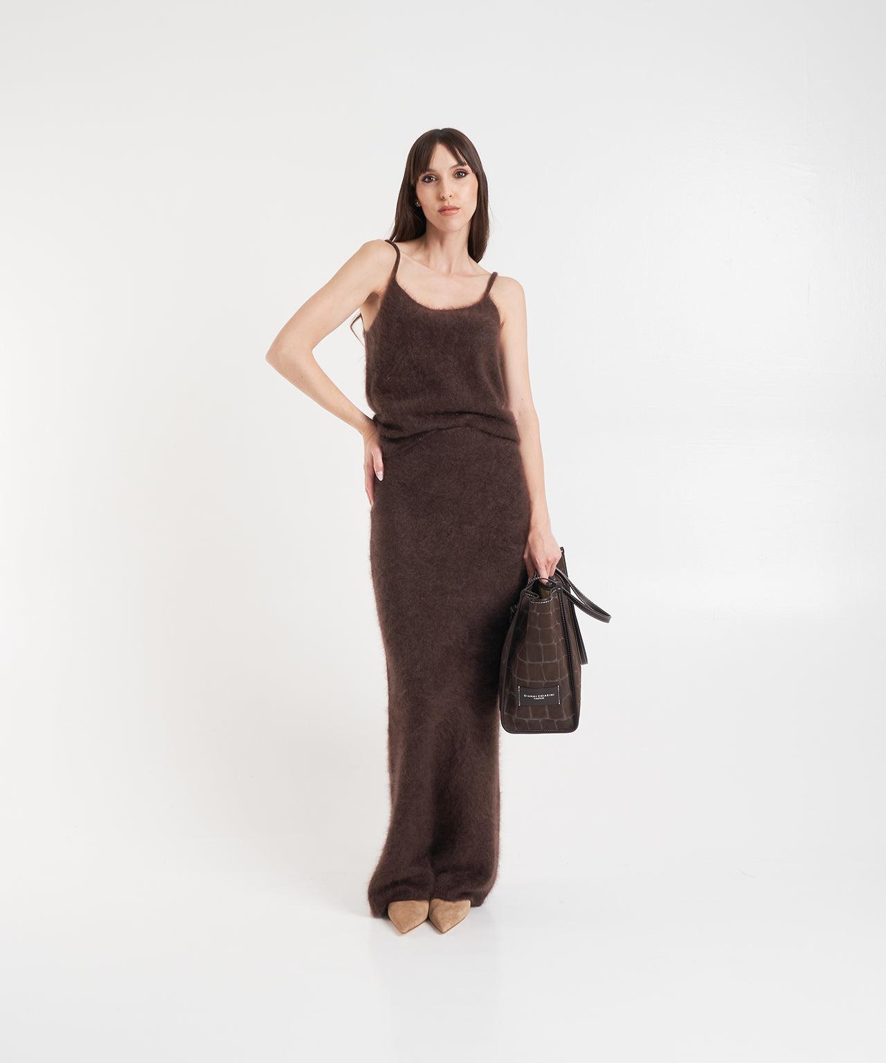 Brushed cashmere singlet Product Image