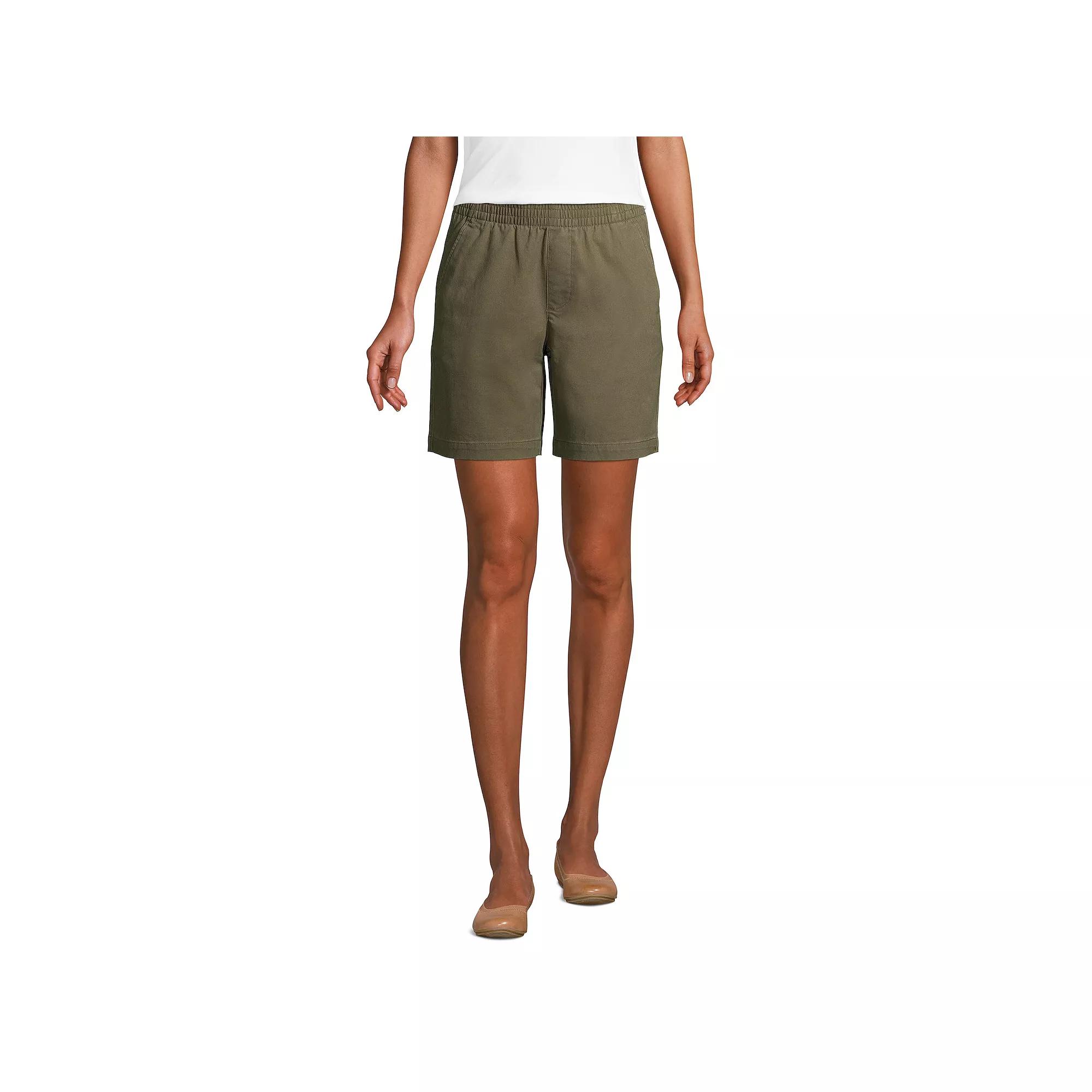 Women's Lands' End Pull-On Chino Shorts,  Product Image