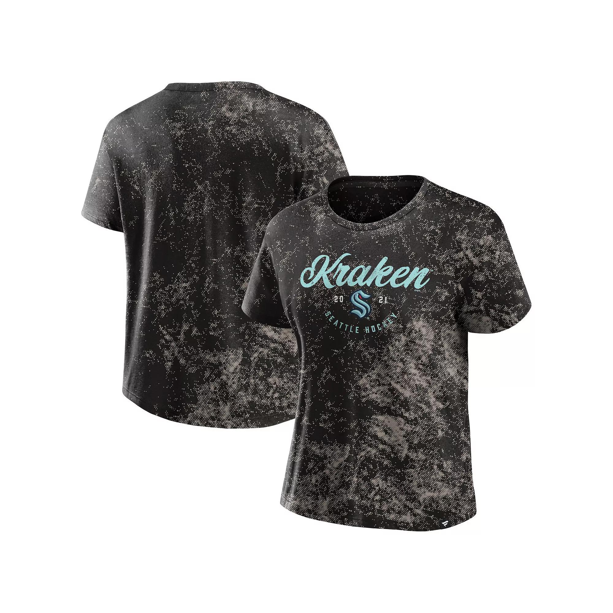 Women's Fanatics Branded Black Seattle Kraken Breakaway T-Shirt,  Product Image