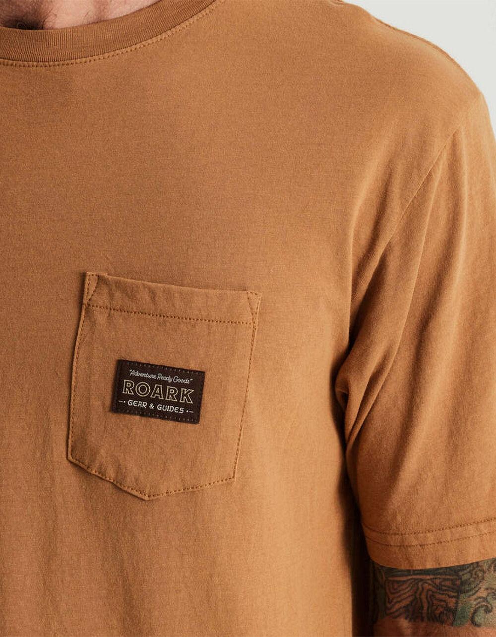 ROARK Label Mens Pocket Tee - MUSTARD Product Image