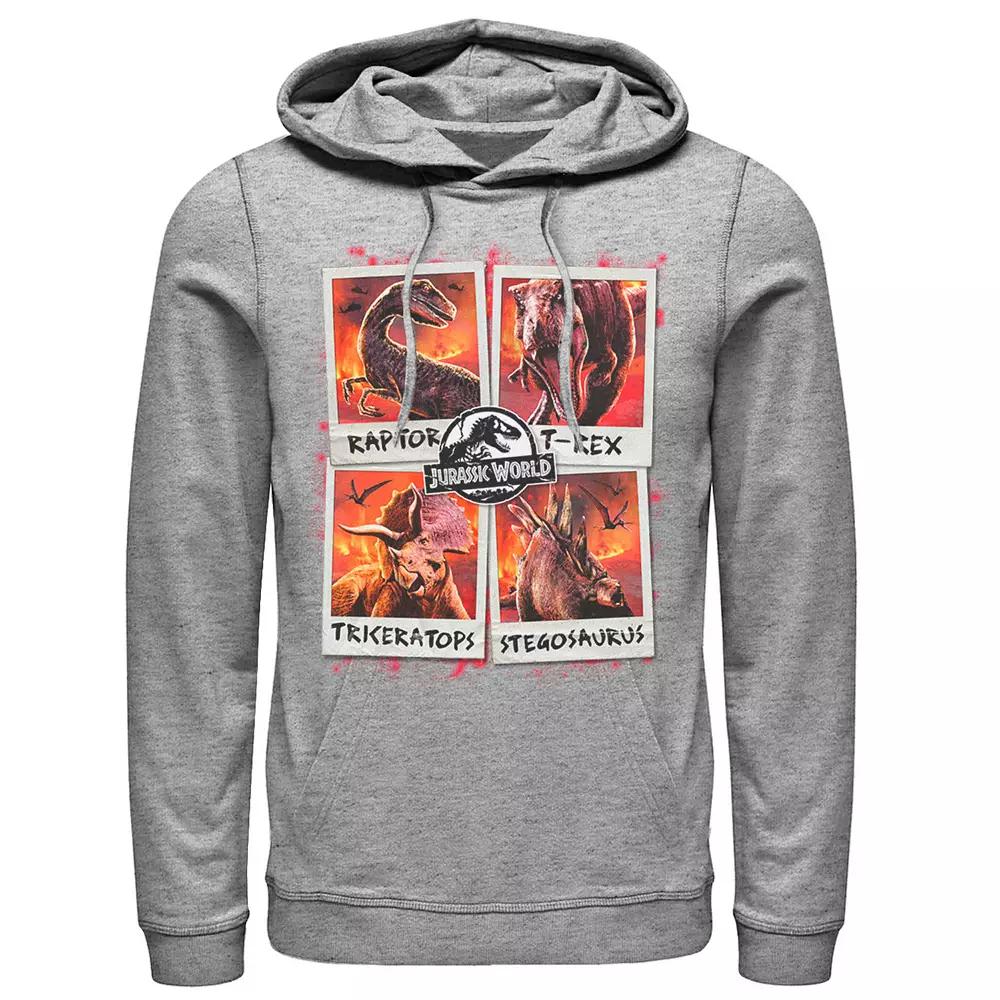 Men's Jurassic World Two Dino Vacation Polaroids Hoodie,  Product Image