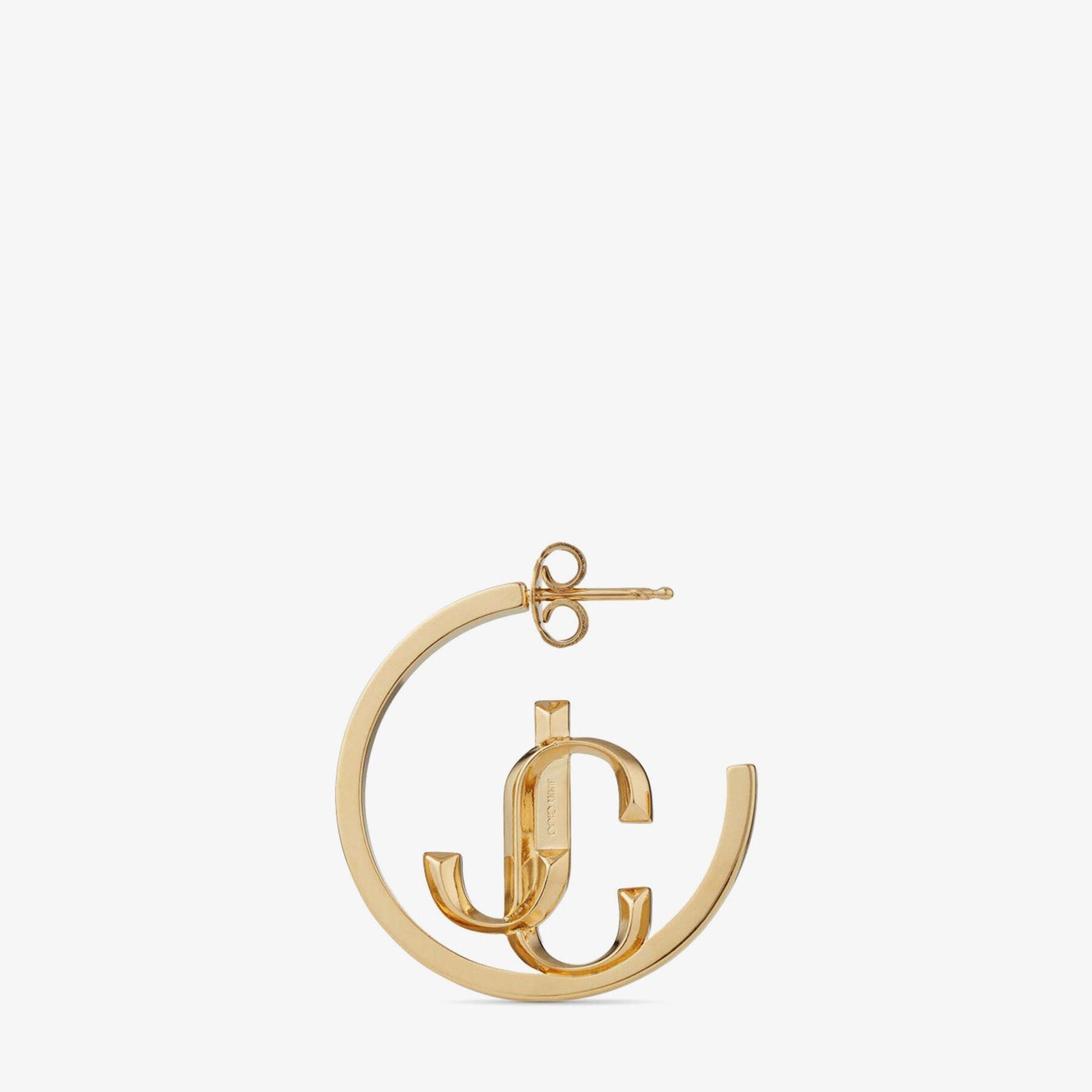 JC Monogram Hoops Product Image