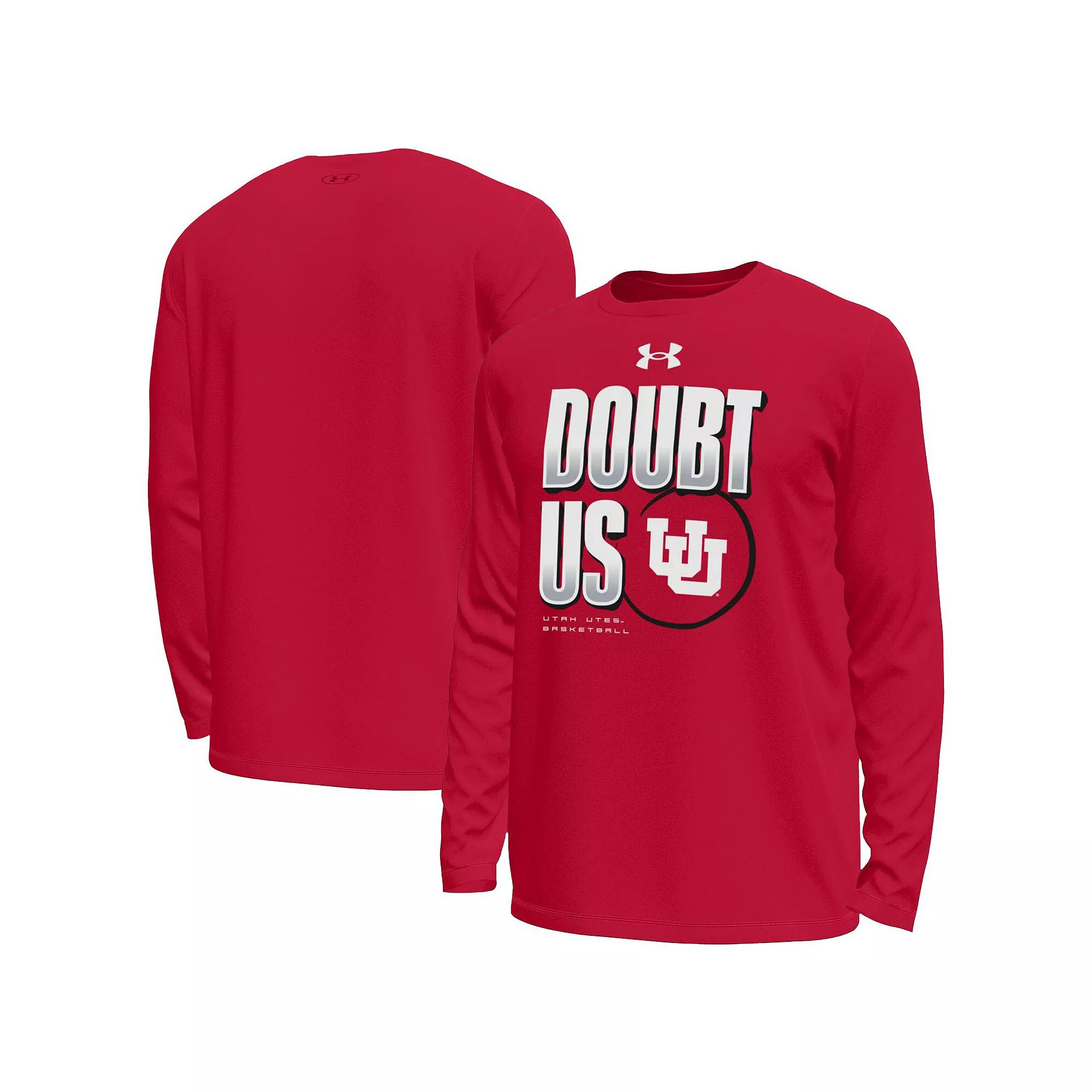 Men's Under Armour Red Utah Utes March Madness Unity Long Sleeve T-Shirt, Size: Medium, Ute Red Product Image
