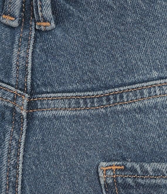 Good American Plus Good Icon Mid Rise Straight Carpenter Jeans Product Image