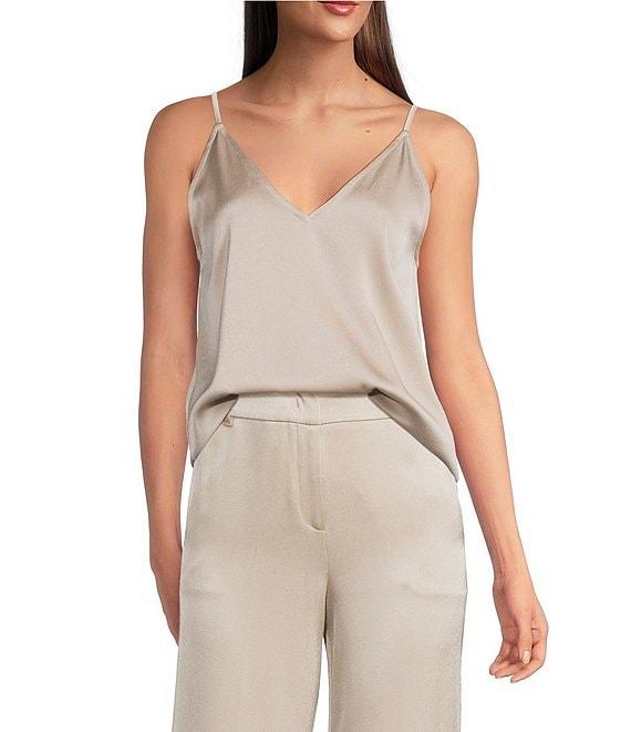Marella Carso V-Neck Camisole Satin Top Product Image