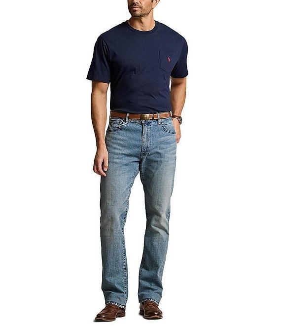 Polo Ralph Lauren Big & Tall Classic Fit Jersey Pocket Crewneck T-Shirt Product Image
