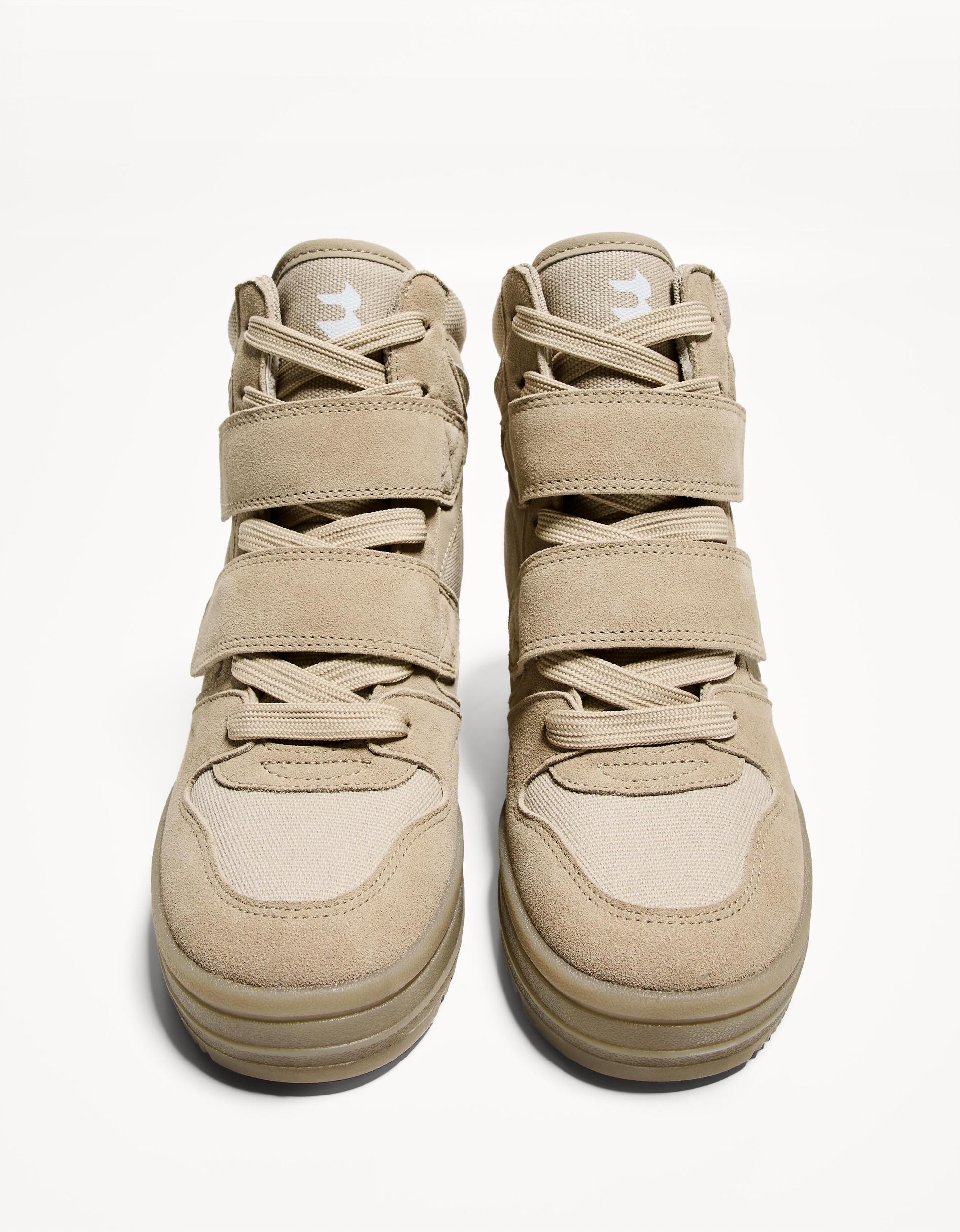 High-top sneakers with inner wedge Product Image