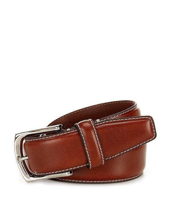 Torino Leather Company Stitched Edge Italian Leather Belt Product Image