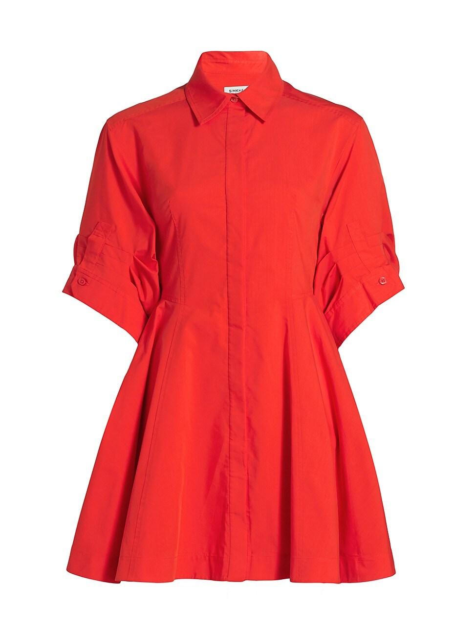 Womens Jazzie Fit & Flare Shirtdress Product Image