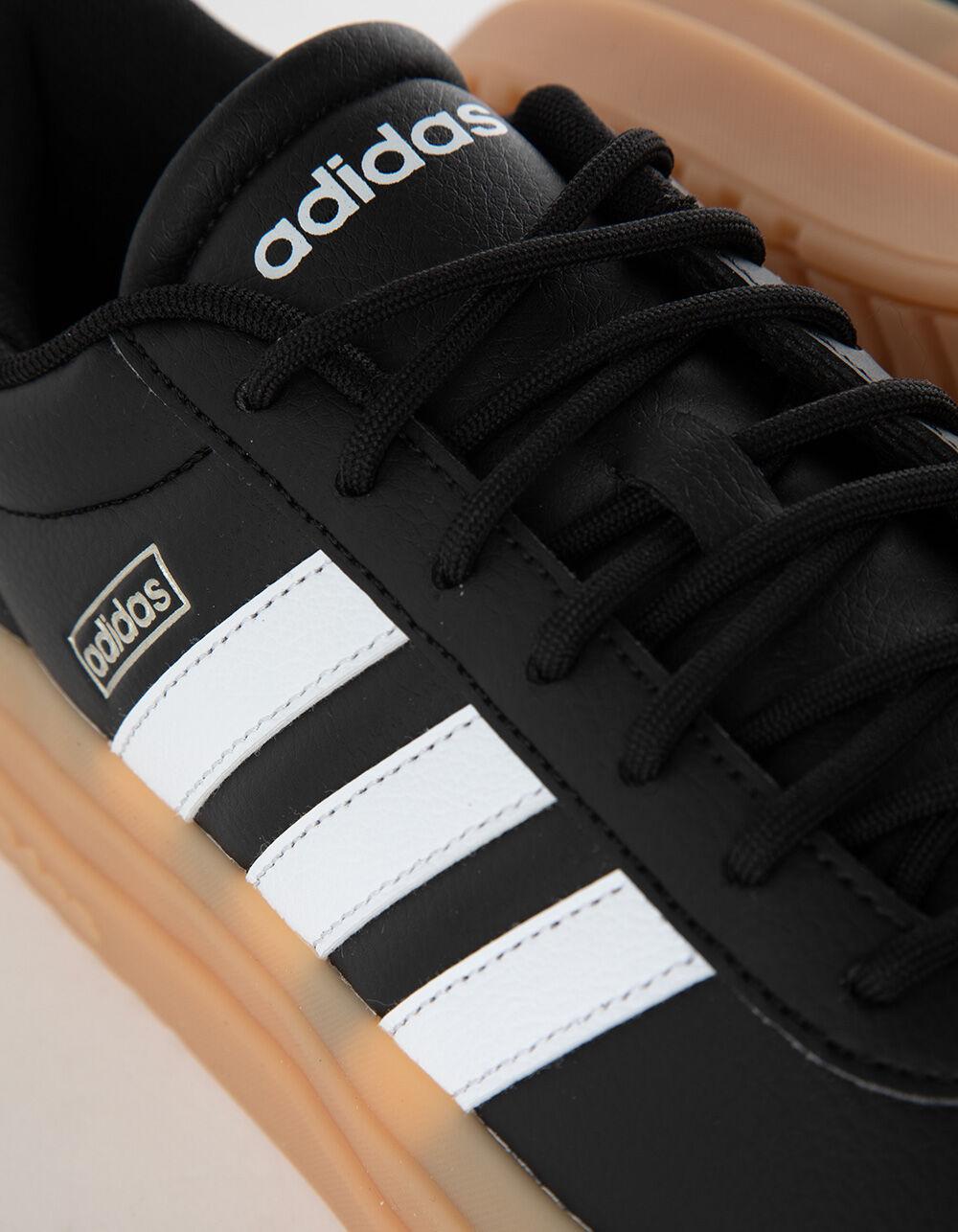 ADIDAS VL Court Bold Womens Platform Shoes - BLACK/WHITE Product Image
