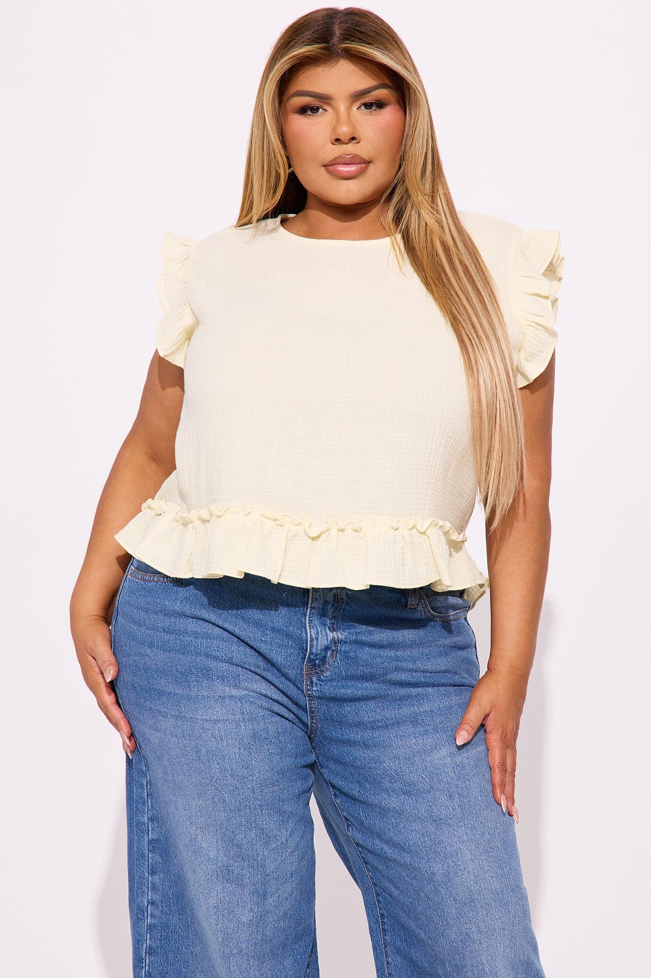 Sunshine Mood Top - Yellow Product Image