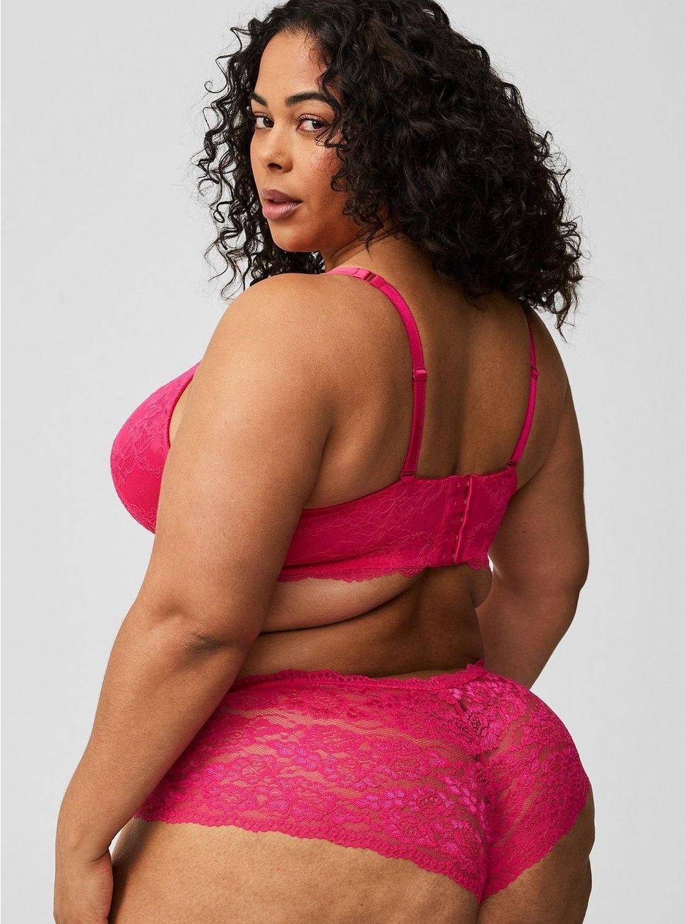 Mid-Rise Simply Lace Cheeky Panty Product Image