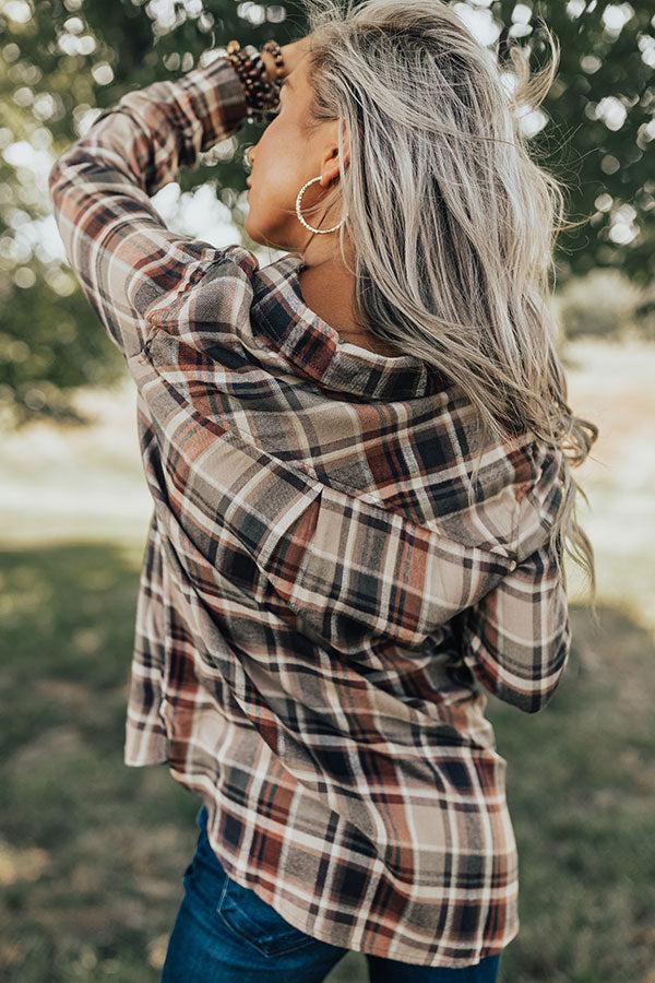 Cabin So Cozy Plaid Top Product Image
