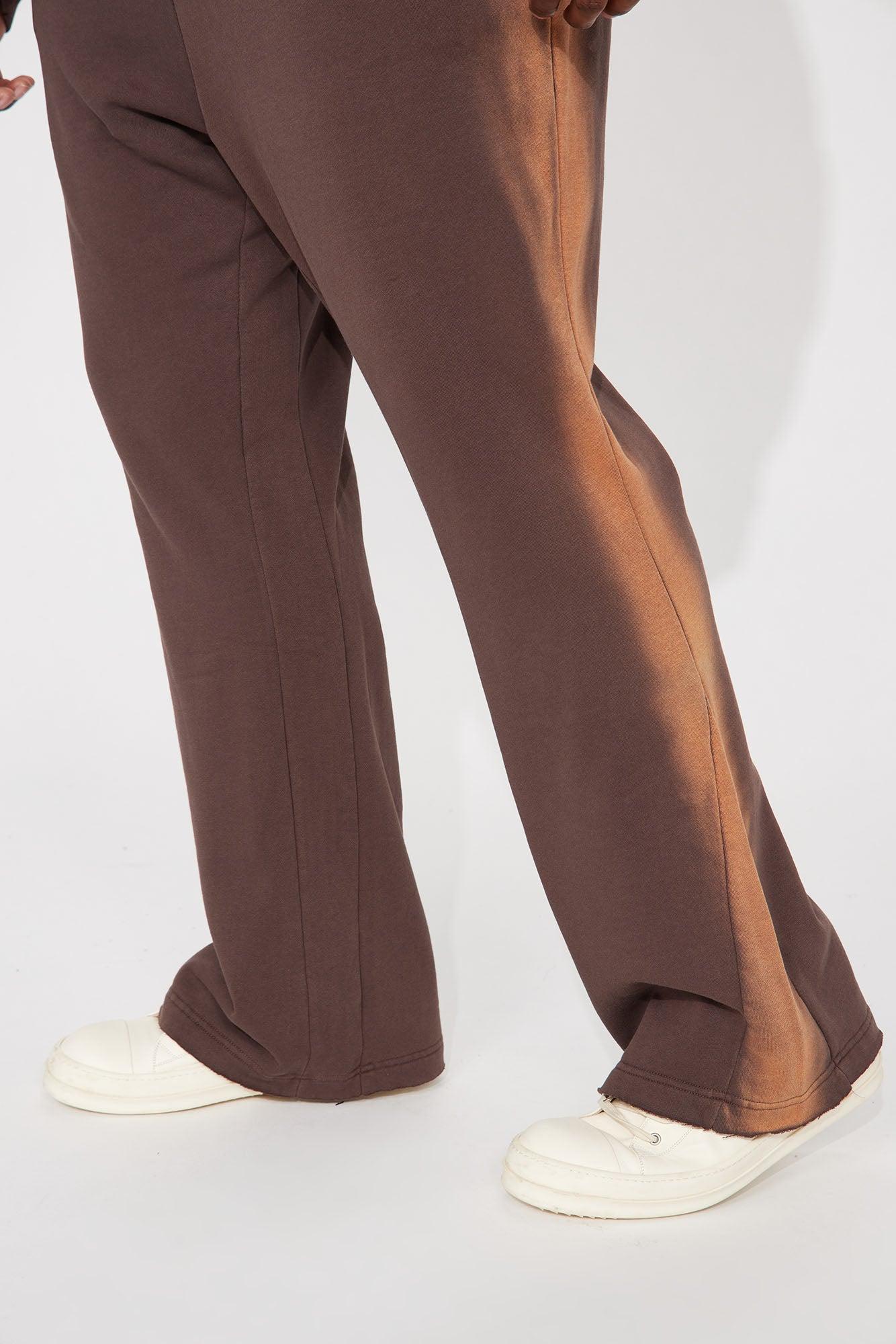 Tyson All You Flared Sweatpants - Brown Product Image