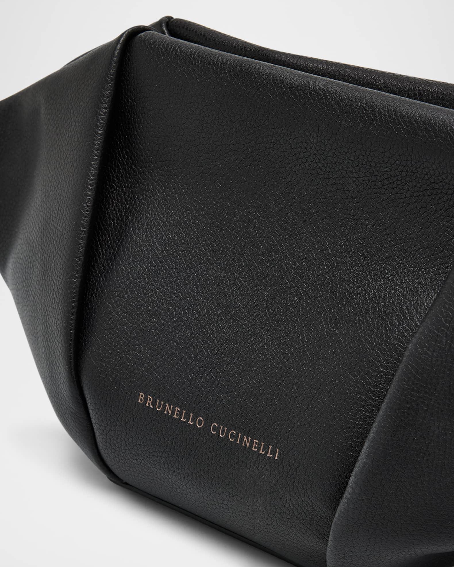 Grained Leather Clutch Bag Product Image