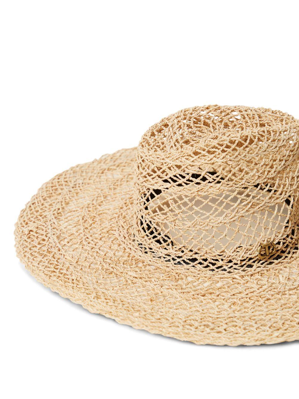 wide-brimmed straw hat Product Image