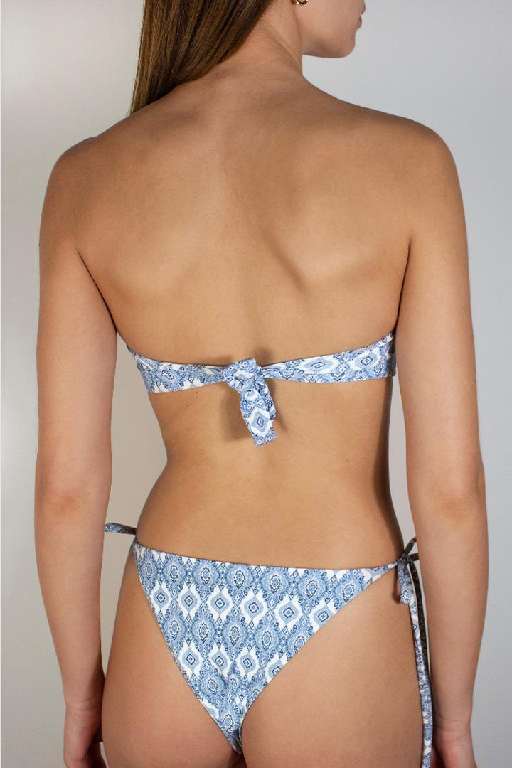 Bandeau bikini top with ring Product Image